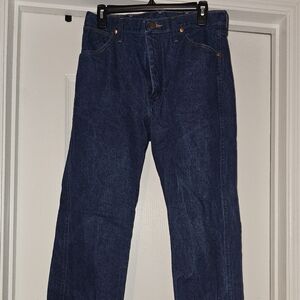 Wrangler Men's Bootcut Jeans - Dark Blue